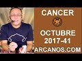Video Horscopo Semanal CNCER  del 8 al 14 Octubre 2017 (Semana 2017-41) (Lectura del Tarot)