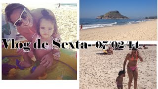 Vlog de Sexta Feira   Praia, Shopping, Dentista, Editando video.