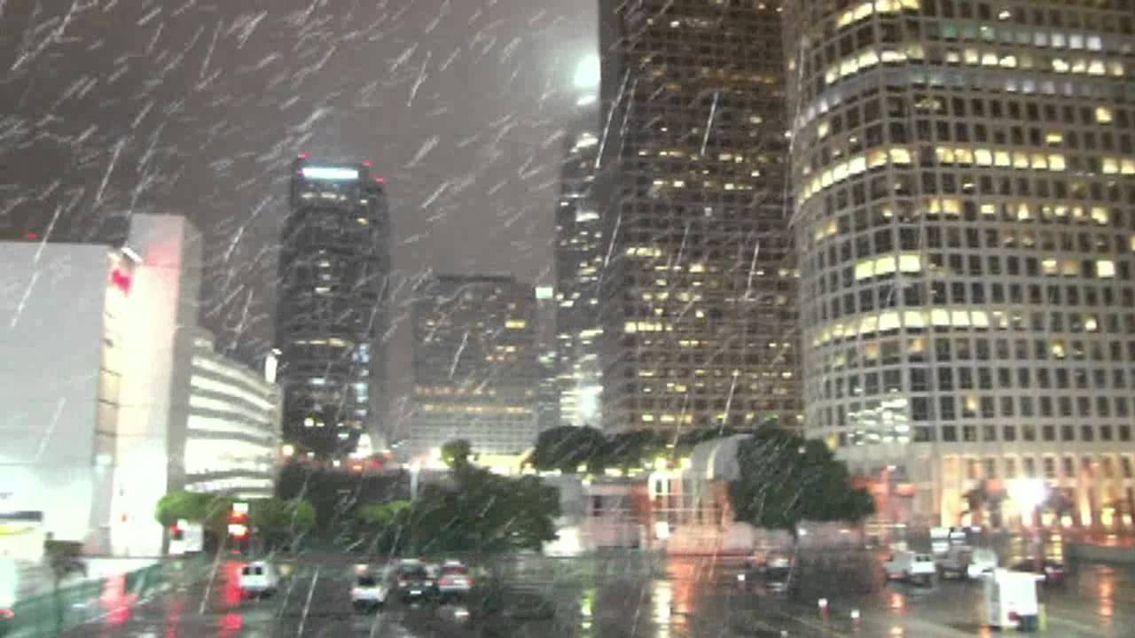 Downtown Los Angeles Rain YouTube