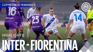 CAMBIAGHI AND POLLI RESCUE A DRAW 💪⚫🔵?? | INTER 2-2 FIORENTINA | COPPA ITALIA FEMMINILE 23/2⚽⚫🔵???