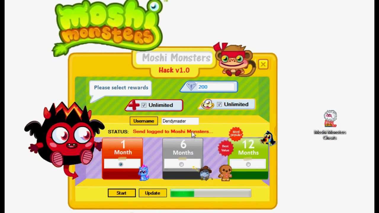 Moshi Monsters Cheats Free Membership! - YouTube