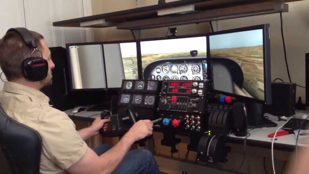 pc desktop flight simulator x plane joystick