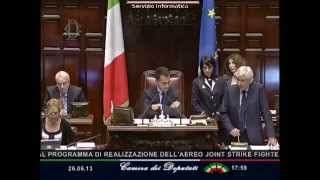 26/6/2013 Alessandro Di Battista "F35 supercazzola sotto ricatto del Pd"