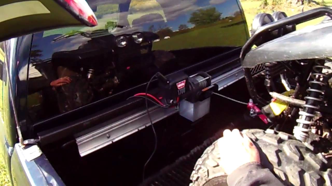 Pickup bed winch system, Cargo Buddy, Pickup or Trailer Winch Mount