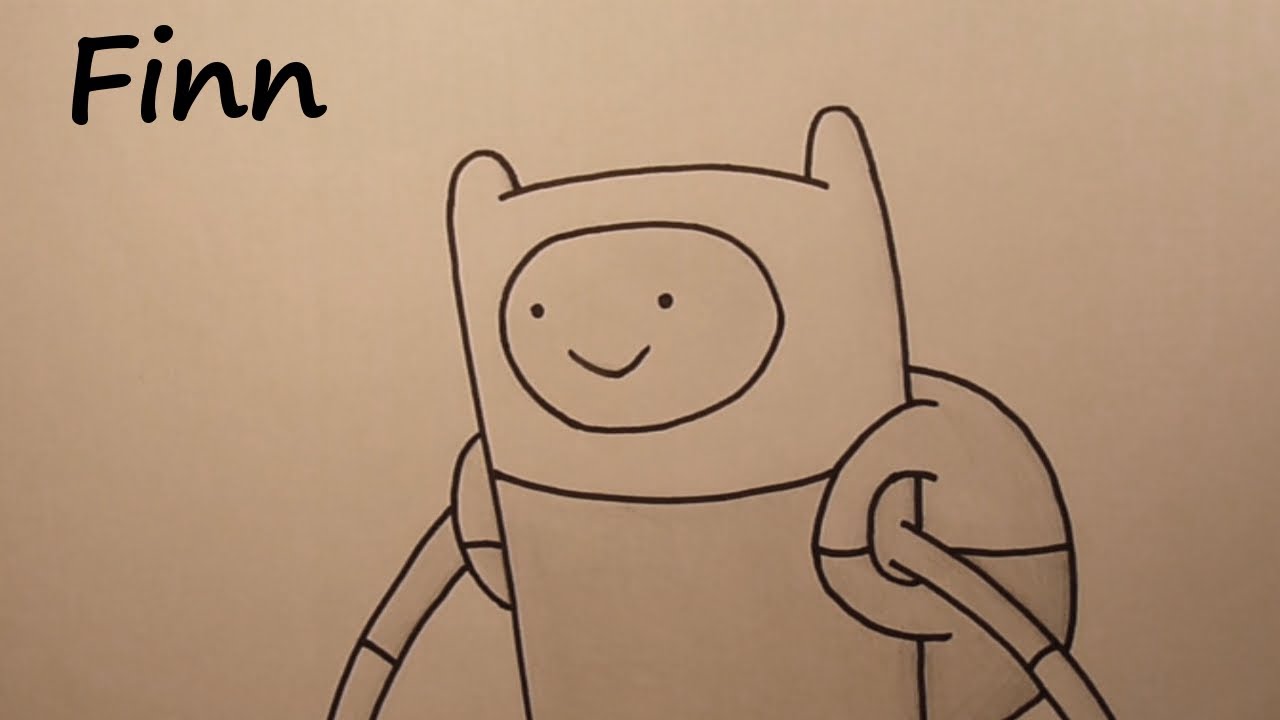 46th drawing: Finn (Adventure Time) [HD] - YouTube