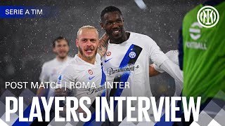 BASTONI AND THURAM | ROMA 2-4 INTER | PLAYERS INTERVIEW 🎙️⚫🔵??