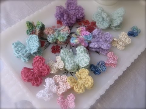 ... Flappy Winged Crochet Butterfly Tutorial For Beginners - YouTube