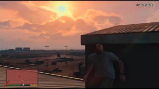 Grand Theft Auto V/5 - Trevor Breaks Into The Military Base (Fort Zancudo)