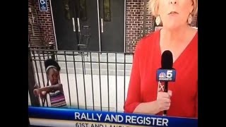 Dancing Girl Trolls NBC Chicago 5 Live TV