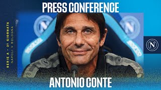 LIVE | La conferenza stampa di Mister Antonio Conte in vista di Napoli - Bologna