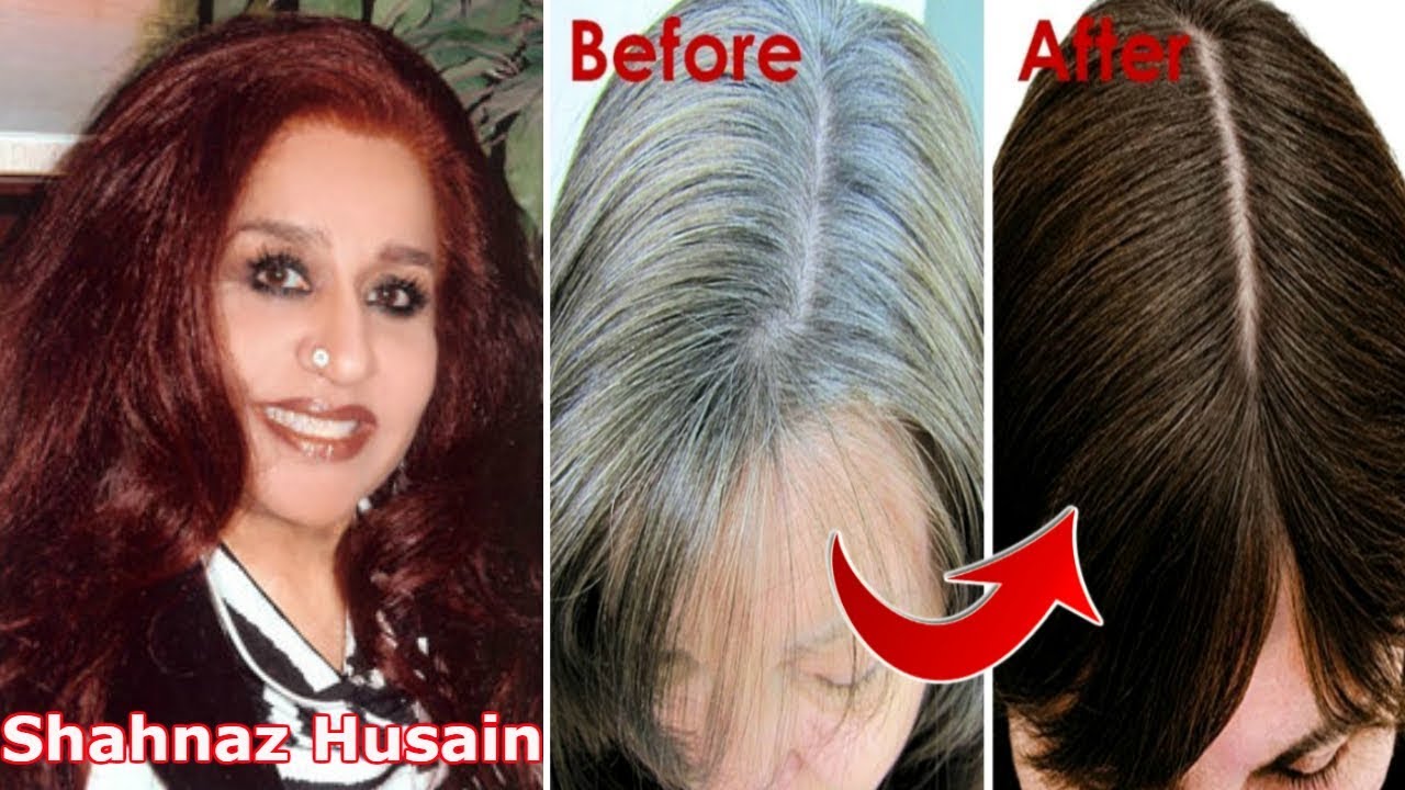 Shahnaz Husain Hair Tips For Grey Hair Permanently Turn Grey White