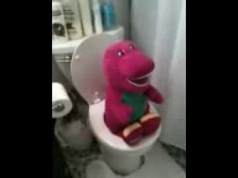 Barney potty training - YouTube
