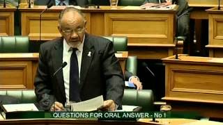 17.9.13 - Question 1: Hon David Cunliffe to the Prime Minister