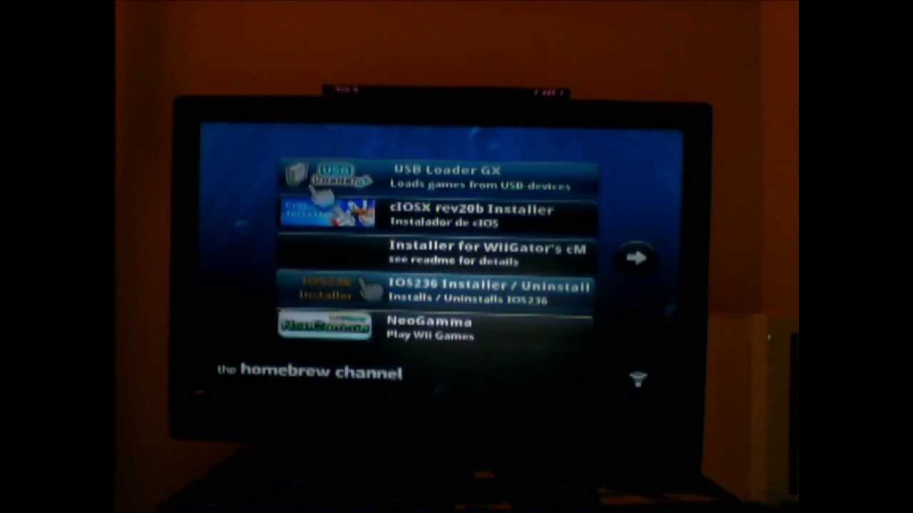 how to install usb loader GX on the wii 4 3u - YouTube