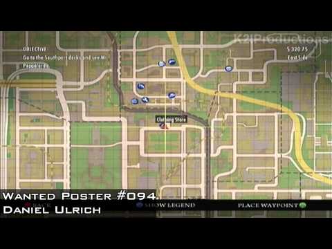 Mafia 2 Wanted Poster Location Map