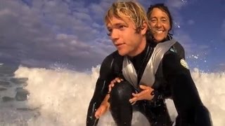 DUCT TAPE SURFING: Dream Comes True for Paralyzed Mum