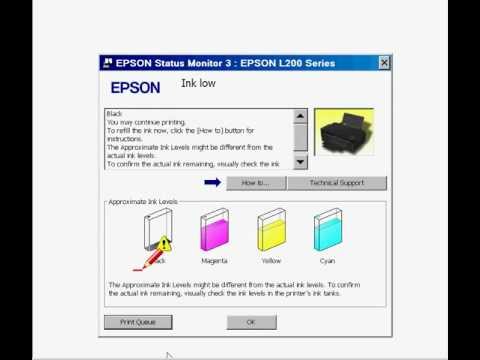 Free Epson Ink Reset for L100, L200, L800 printers - YouTube