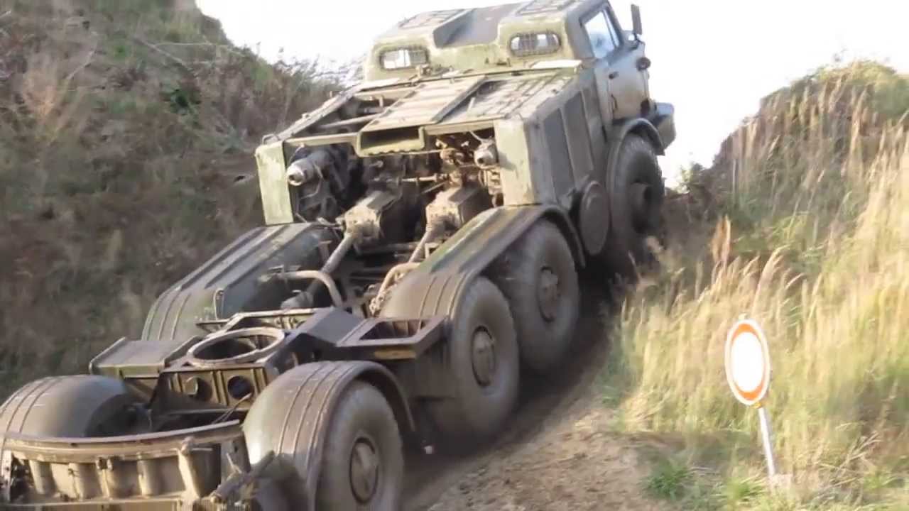 Soviet Union military power truck ZIL-135 - YouTube