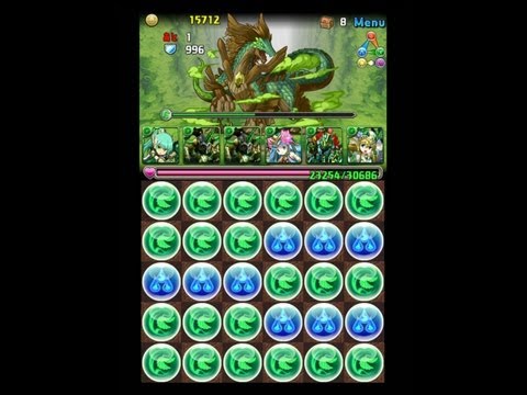 Hình ảnh trong video パズドラ「木の歴龍 地獄級」狩猟