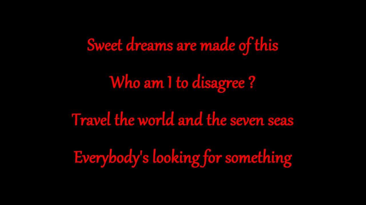 sweet dreams lyrics