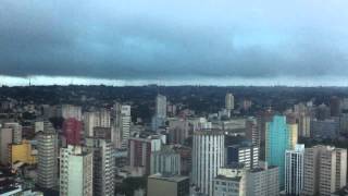 #52 - Curitiba 03/10 - Forte chuva com granizo (Time Lapse)