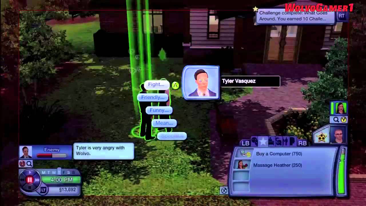 Xbox 360 Sims 3 Youtube