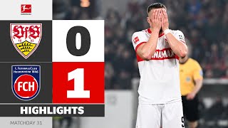 Late Shock For Stuttgart | VFB STUTTGART — HEIDENHEIM | Highlights | Matchday 31 – Bundesliga 24/25