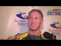 2011 Tim Hortons Brier Draw 12 Media Scrum
