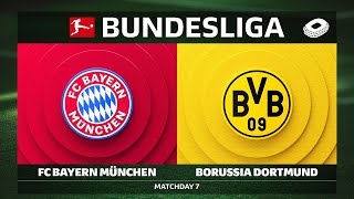 FC Bayern München vs. Borussia Dortmund | Matchday 7 — Bundesliga 2025/26