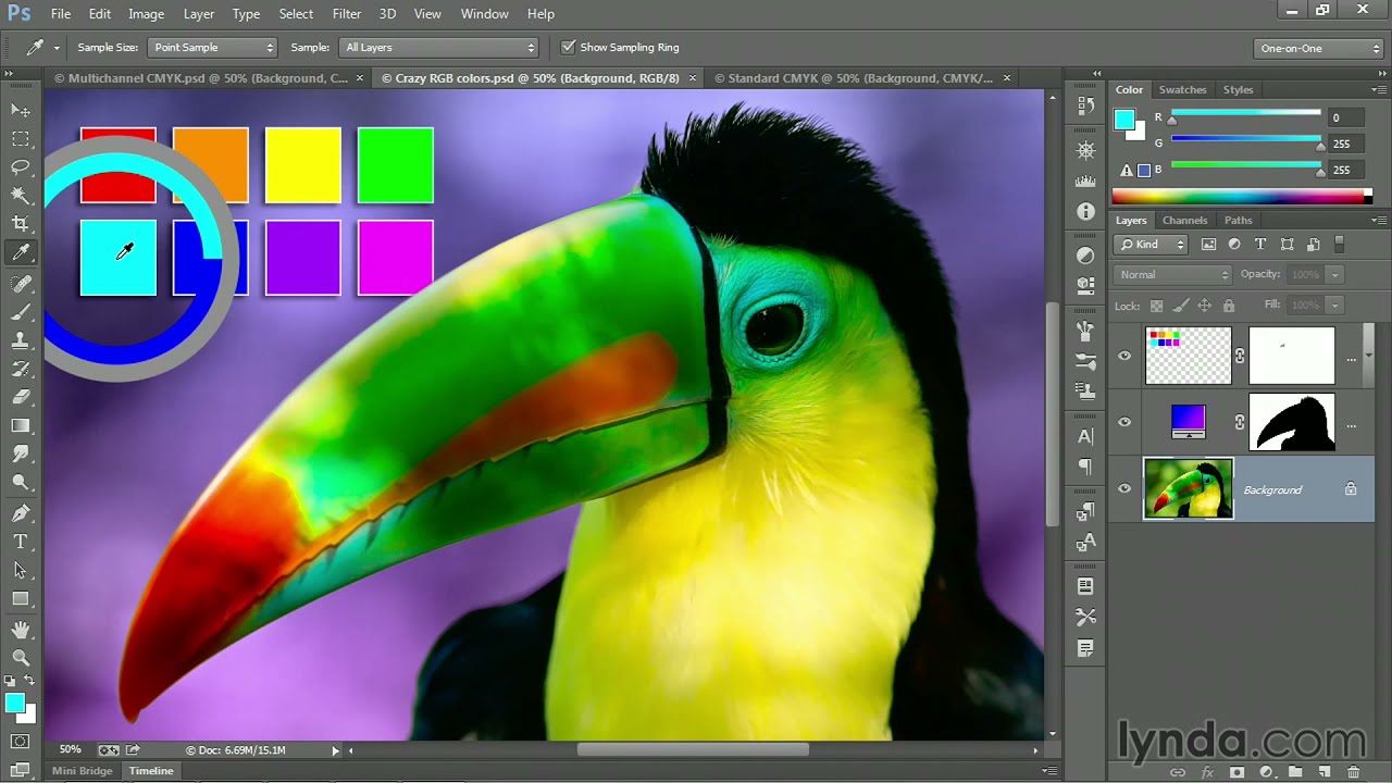 Photoshop tutorial: Converting from RGB to CMYK via Multichannel ...