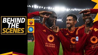 PELLE E LUKAKU! 🔥🔥?? ROMA v NAPOLI 👀 ??TUNNELCAM 2023-24