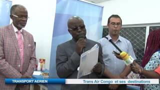 TRANSPORT AERIEN :Trans Air Congo et ses destinations