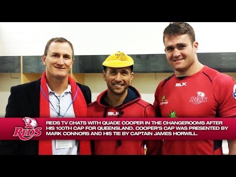 Quade Cooper reflects on 100 caps for Queensland | Super Rugby Video - Quade Cooper reflects on 100 