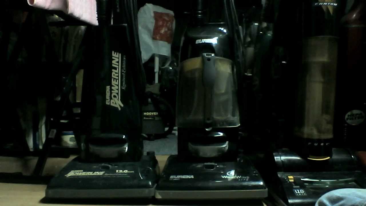 Vacuum Comparison : Eureka Powerline L.E. and Whirlwind Lite - YouTube