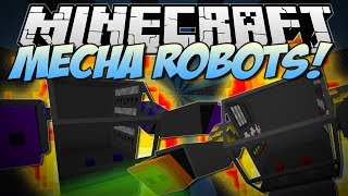 Minecraft | MECHA ROBOTS! (Insane Battle Robots!) | Mod Showcase