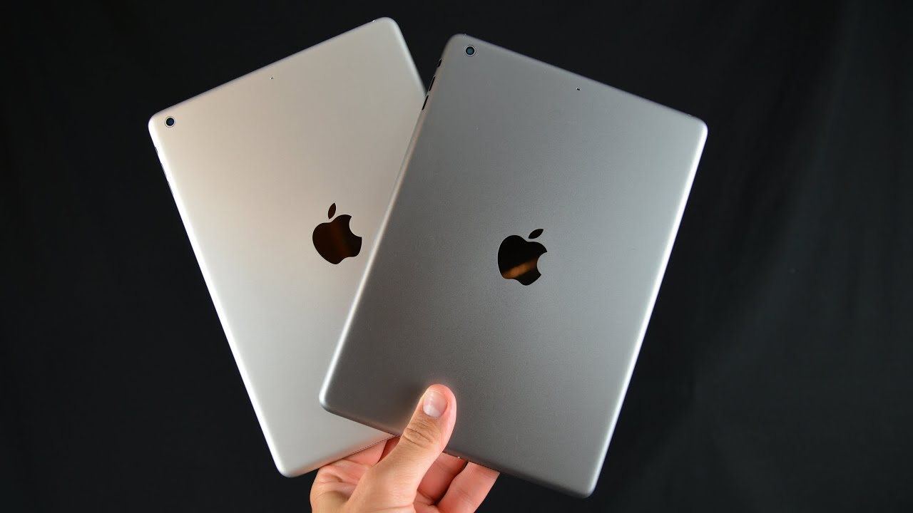 Apple ipad air: space gray vs silver   youtube