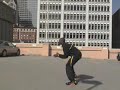 Kobe jumps over a speeding car (Aston Martin)