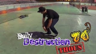 Daily Destruction Thous 74 - Skate con Annie y camisetas de Friki's Life