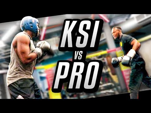 FIGHTING A PRO BOXER