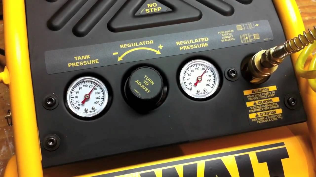 DEWALT D55140 1Gallon 135 PSI Max Trim Compressor Review YouTube