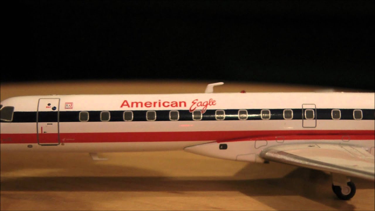 ... Jets 1:200 Embraer ERJ-145 American Eagle Airlines Unboxing - YouTube