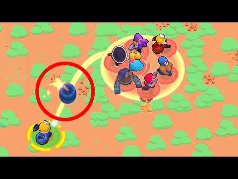 7 teamers Vs 1 bomb | Brawl Stars Funny Moments & Fails #4