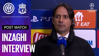 INTER 0-2 LIVERPOOL | SIMONE INZAGHI EXCLUSIVE INTERVIEW [SUB ENG] 🎙️⚫🔵??