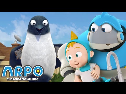 Arpo the Robot | Bird Thief!!! | Best Moments | Funny Cartoons for Kids | Arpo and Daniel