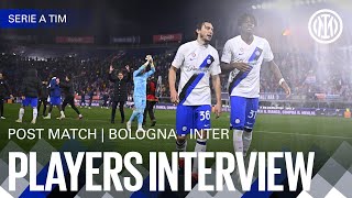 BISSECK AND DARMIAN | BOLOGNA 0-1 INTER | PLAYERS INTERVIEW 🎙️⚫🔵??