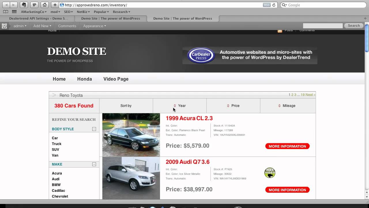 Car dealer inventory WordPress plugin.mp4 - YouTube