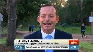 Abbott unfazed by Labor polling