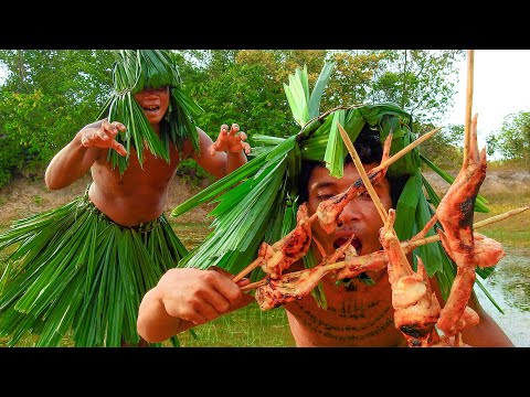 Funny Cooking | Grilled Chicken Wings Hot Spicy Recipe Eating Yummy.