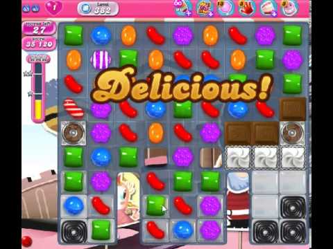 How to beat Candy Crush Saga Level 382 - 3 Stars - No Boosters - 109