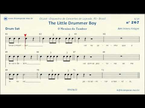 267 - The Little Drummer Boy - (Drum Set) - YouTube